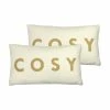 Furn. Shearling Cushions (Twin Pack) - Cream