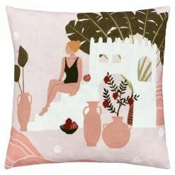 Furn. Nalani Global Cushion Cover - Sand