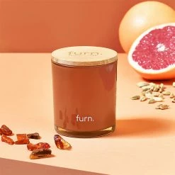 Furn. Wildlings Amber, Cinnamon & Mandarin Scented Glass Candle - Brown 6 Furn. Wildlings Amber, Cinnamon & Mandarin Scented Glass Candle - Brown -Cheap furn Store 9ee066ec6c414fb3b65b48275b6a0f93