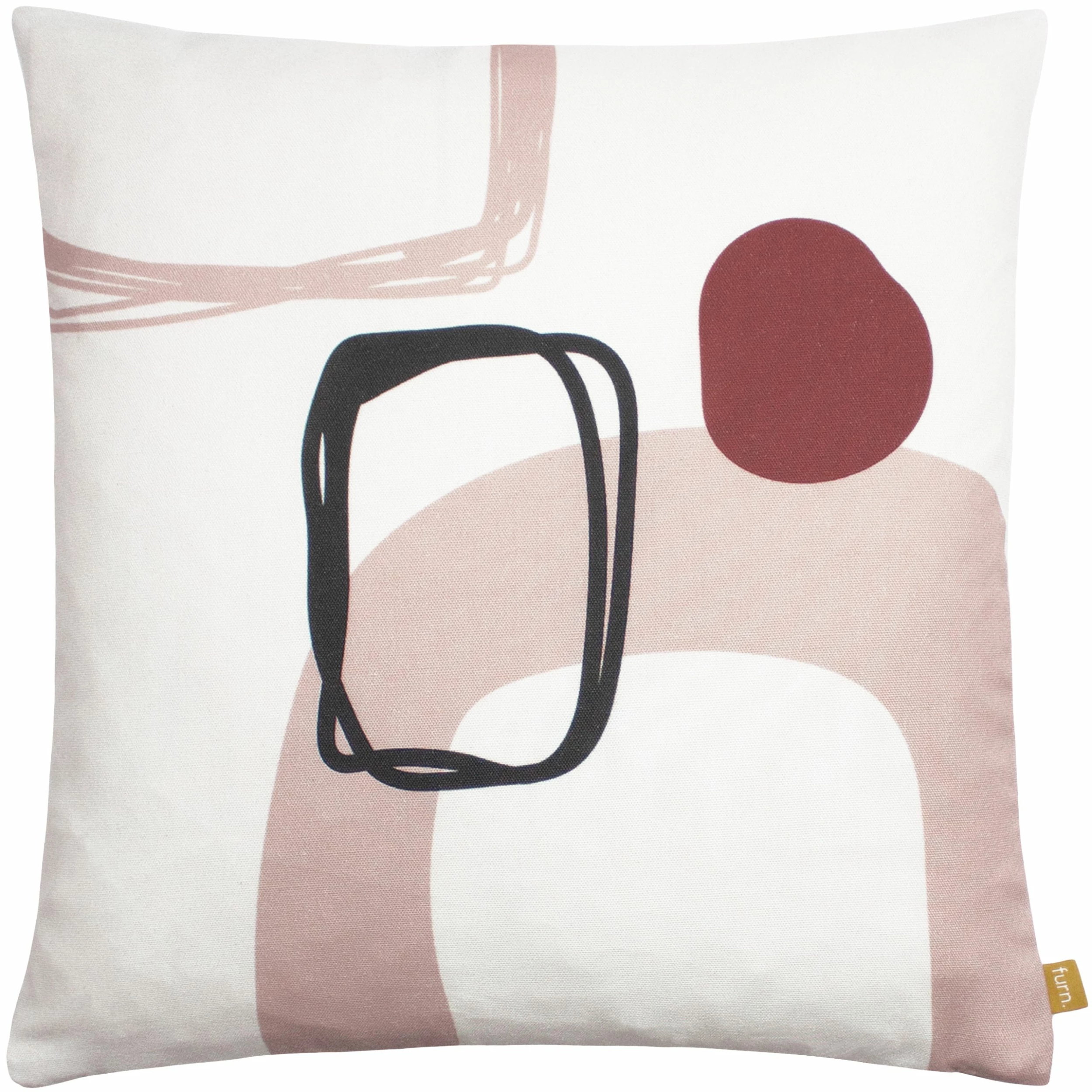 Furn. Aida Recycled Polyester Cushion - Blush 1 Furn. Aida Recycled Polyester Cushion - Blush
