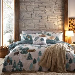 Furn. Arcticus Animal Duvet Cover Set - Blue