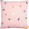 Furn. Bitsa Recycled Polyester Cushion - Blush