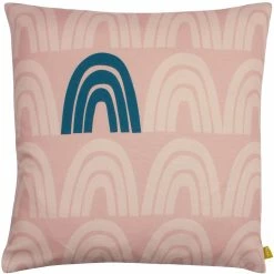 Furn. Be Kind Rainbow Recycled Polyester Cushion - Multicolour