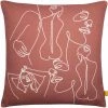 Furn. Body Art Recycled Polyester Cushion - Red