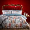Furn. Festive Town Duvet Set - Multicolour