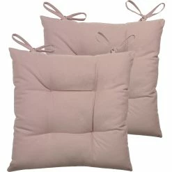 Furn. Cuba 2 Pack Seat Pads - Blush