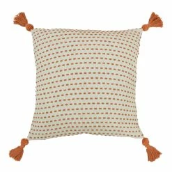 Furn. Ezra 50X50 Poly Cushion Coral