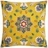 Furn. Folk Flora Outdoor Cushion - Yellow