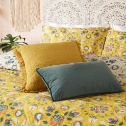 Furn. Folk Flora Duvet Cover Set - Yellow -Cheap furn Store FOLKFL D01 OCR 5