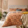 Furn. Folk Flora Duvet Cover Set - Orange
