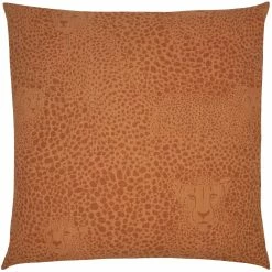 Furn. Hidden Cheetah Cushion - Orange