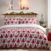 Furn. Hide and Seek Santa Duvet Cover Set - Red