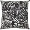 Furn. Hidden Zebra Cushion - Black