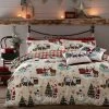 Furn. Jolly Santa Duvet Cover Set - Multicolour
