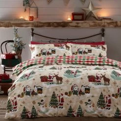 Furn. Jolly Santa Duvet Cover Set - Multicolour -Cheap furn Store JOLLYSA D00 MUL 2