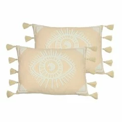 Furn. Ashram Eye Cushions (Twin Pack) - Blush