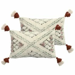 Furn. Atlas Cushions (Twin Pack) - Red