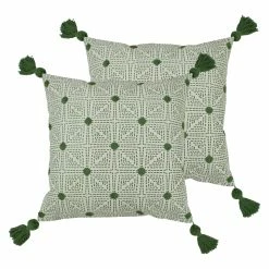 Furn. Chia Cushions (Twin Pack) - Green
