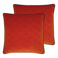 Furn. Deco Cushions (Twin Pack) - Orange