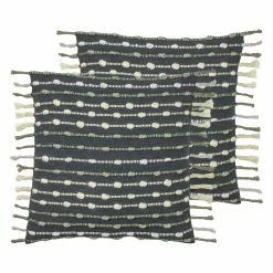 Furn. Dhadit Cushions (Twin Pack) - Dark Grey