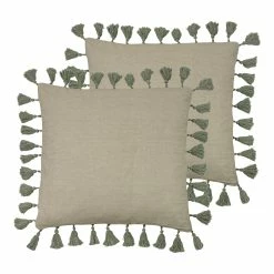 Furn. Dune Cushions (Twin Pack) - Green