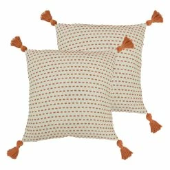 Furn. Ezra Cushions (Twin Pack) - Coral