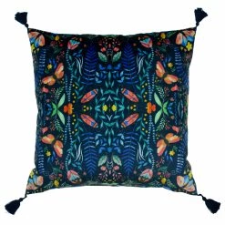 Furn. Kaleidoscopic Cushion - Blue