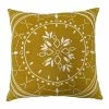 Furn. Mandala 45X45 Poly Cushion Ochre - Orange