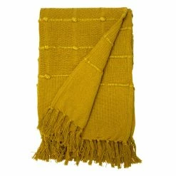Furn. Motti Throw Ochre - Orange -Cheap furn Store Motti Throw Ochre 2