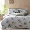 Furn. Pandas Duvet Cover Set - Mint