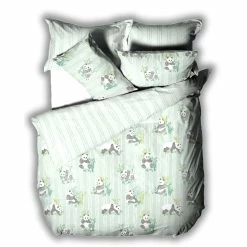 Furn. Pandas Duvet Cover Set - Mint -Cheap furn Store PANDAS D04 MIN 4