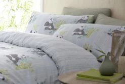 Furn. Pandas Duvet Set Mint - Green -Cheap furn Store PANDAS cameo 2