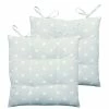 Furn. Polka 2 Pack Seat Pads - Blue