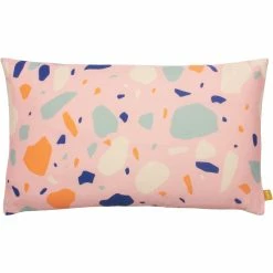 Furn. Terra Recycled Polyester Cushion - Pink
