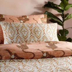 Furn. Tibetan Tiger Duvet Cover Set - Orange -Cheap furn Store TIBETTI D01 COR 4