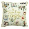 Furn. Twelve Days of Christmas Cushion - Multicolour