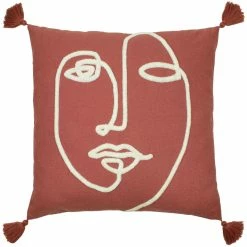 Furn. Uno Face Cushion - Red