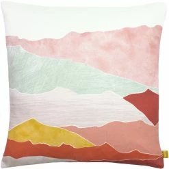 Furn. Wander Recycled Polyester Cushion - Blush