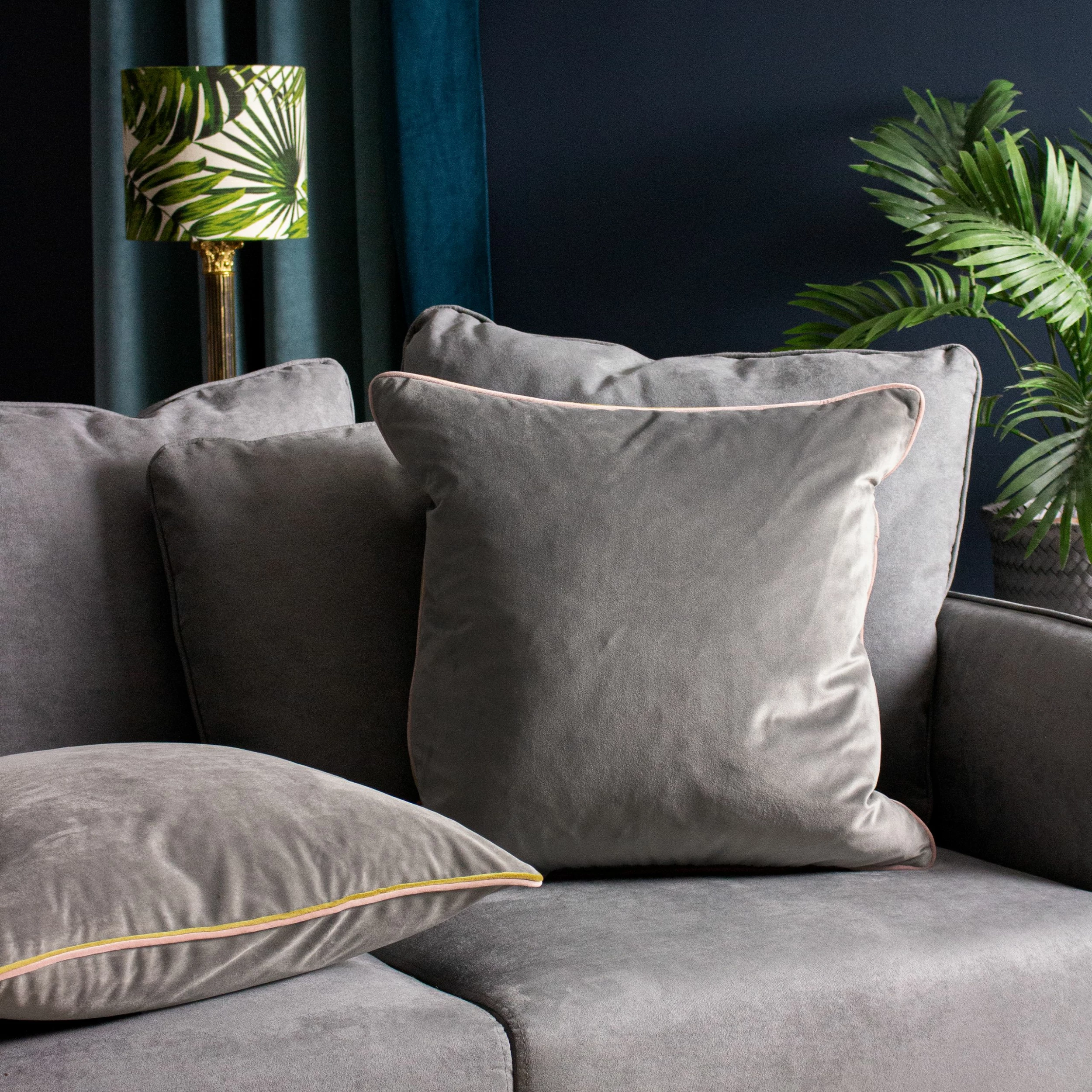 Furn. Gemini Cushions (Twin Pack) - Grey 5 Furn. Gemini Cushions (Twin Pack) - Grey - Image 5