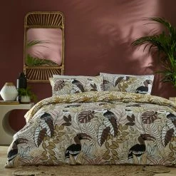 Furn. Tocorico Toucan Exotic Duvet Cover Set - Natural -Cheap furn Store a3614ae2085f4950850a8e675e3a6a24
