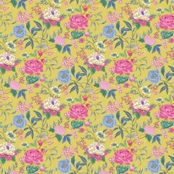 Furn. Azalea Floral Printed Wallpaper - Yellow -Cheap furn Store a4bb343efa24471fa54cb37e7c639185