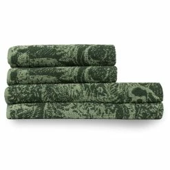 Furn. Winter Woods 4 Piece Towel Bale - Emerald
