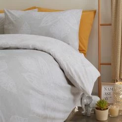 Furn. Amreli Floral Patterned Duvet Cover Set - Grey -Cheap furn Store abff25c56c984f44bf36cbd688ae0bc8