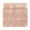 Furn. Bee Deco Geometric Jacquard Bath Towel - Blush