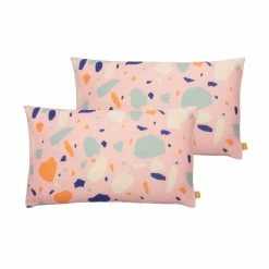 Furn. Terra Cushions (Twin Pack) - Pink