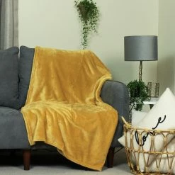 Furn. Harlow throw - Yellow -Cheap furn Store aed7f2342e994014adc7b3a65f8a936f