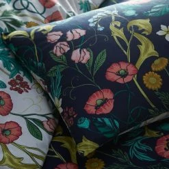 Furn. La Belle Floral Reversible Duvet Cover Set - Blue -Cheap furn Store b4927df768d044bc999ed300e755be6e