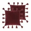 Furn. Medina Cushions (Twin Pack) - Burgundy