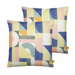 Furn. Mikalo Cushions (Twin Pack) - Multicolour