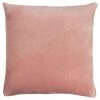 Furn. Solo Cotton Velvet Polyester Filled Cushion - Pink